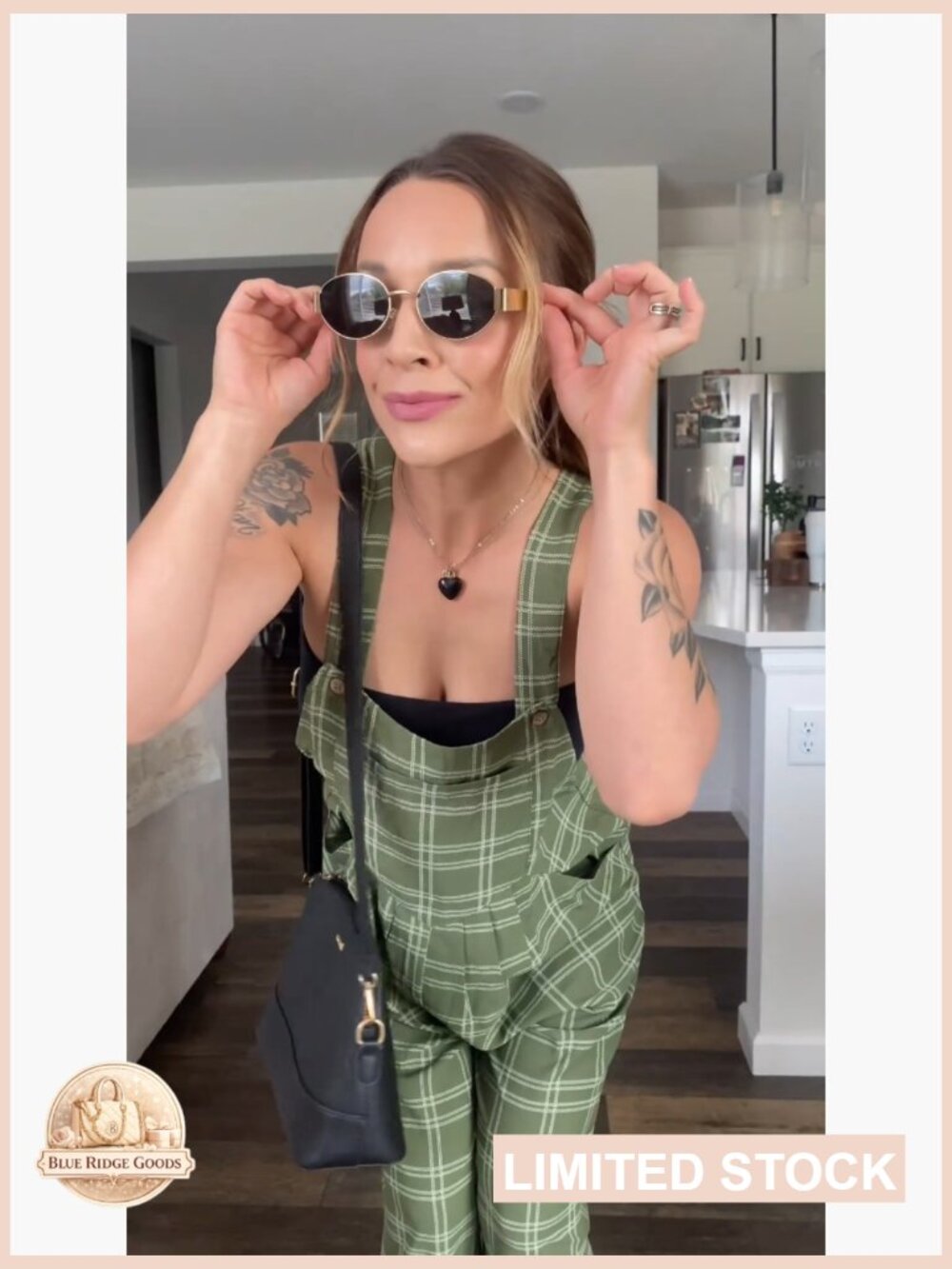 Wide Leg Jumpsuit with Pockets Casual Loose Romper Boho Summer Outfit - Picture 5 of 7